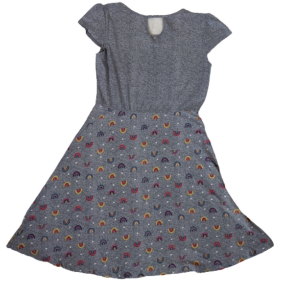 Girls Gray Rainbow Dress Size XL (14) - Picture 2 of 5